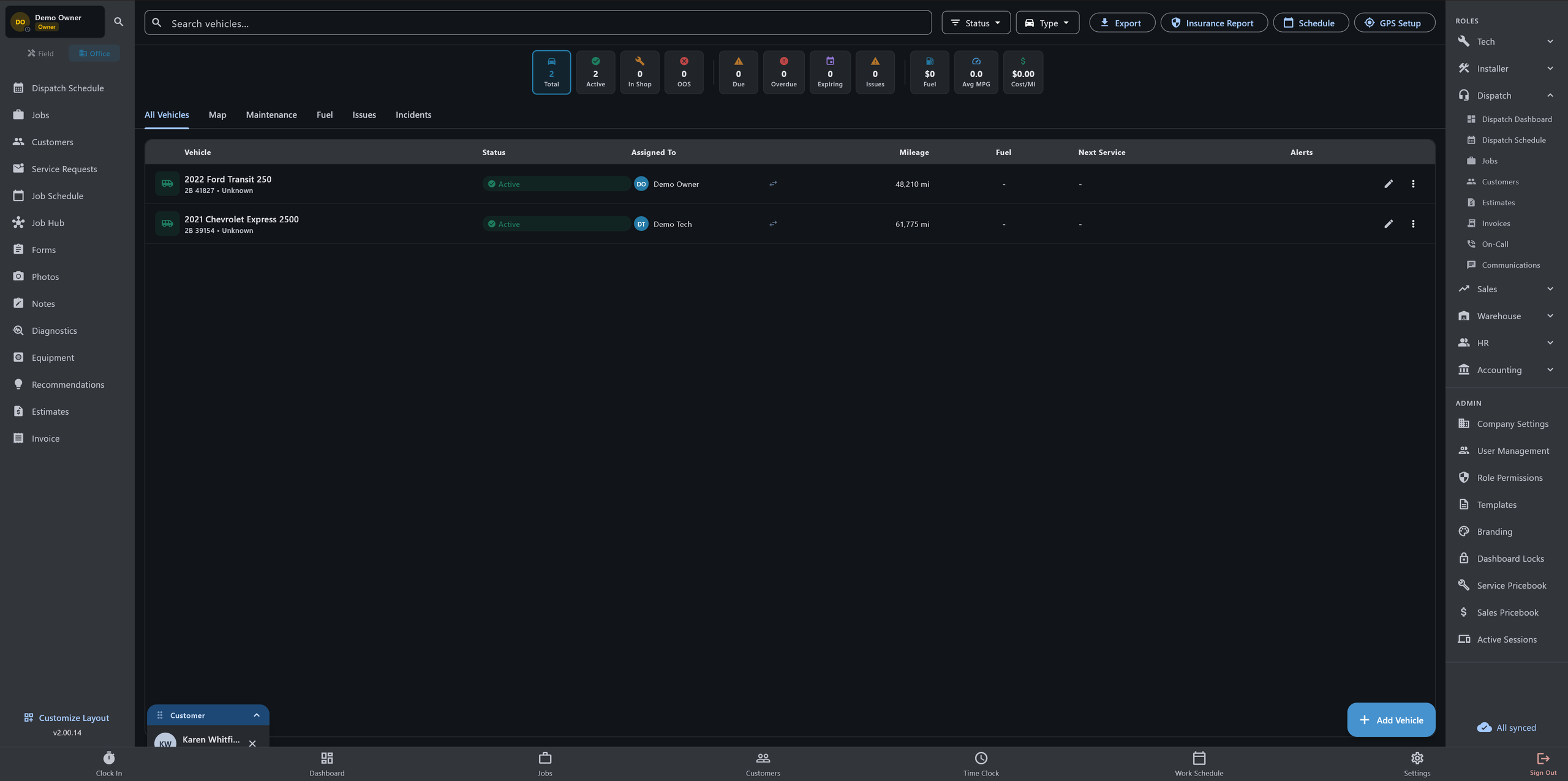 Fleet management on Windows